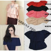 Jual Q3 Nosh Sabrina top fr KODE E2375 Murah