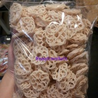 Jual KERUPUK MAWAR PUTIH MENTAH KRUPUK KRIWIL BANGKA PALEMBANG IKAN KILOAN Murah
