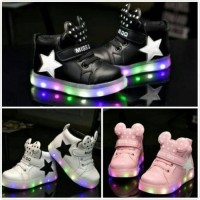 Jual SEPATU ANAK LED MICKEY STAR 21-25 KL12 MURAH Murah