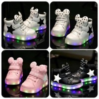 Jual SEPATU ANAK LED MICKEY STAR 26-30 KL11 MURAH Murah