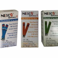 Jual Paket Strip Refill Nesco Kolesterol-Gula Darah-Asam Urat Murah