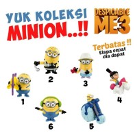 Jual Despicable Me 3 Minion 2017 McDonalds Happy Meal Murah