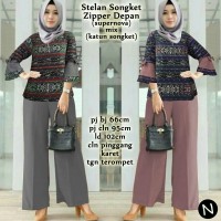 Jual Setelan Atasan Bawahan Songket L Murah