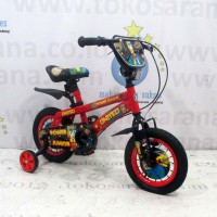 12in United Power Junior BMX Sepeda Anak Laki-Laki Usia 2 - 4 Tahun Re