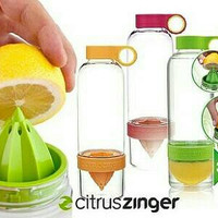 Jual Terlaris Citrus Zinger Water Bottle Twist Infused Botol Minum BPA Free Murah