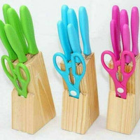 Jual Paling Laris Kitchen knife set oksuka 8 in 1 Murah