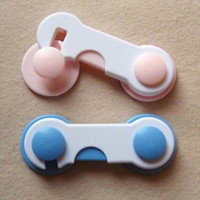 Jual DISKON Pengaman Laci Lemari Pintu/ Pengaman untuk Bayi / Lock Band Murah
