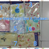 Jual Paling Murah Cover Mesin Cuci type A bukaan atas(satin tebal) Murah