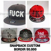 Jual termurah obral topi snapback bordir @bikinsendiri corp dijual nggak ma Murah