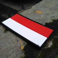 Jual rubber patch brevet perekat bendera indonesia panjang Murah