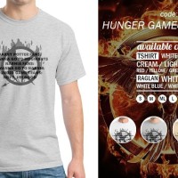 Jual Baju kaos Hunger Games Quote 4 - Tshirt Oblong - Grosir Distro Ordinal Murah