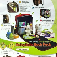 Jual Tas Ransel Bayi Baby Scots Back Pack With Folding Chang Berkualitas Murah
