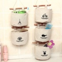 Jual Vintage Hanging Storage ( Kantong Susun Gantung Penyimpanan Barang ) Murah