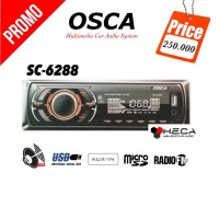 Jual Single Din Tape USB Radio OSCA SC-6288 MP3 Audio Mobil SC6288 MP3 Murah