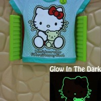 Jual Kaos / Baju Anak Glow In The Dark Hello Kitty IDKW Hijau Murah