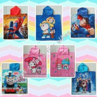 Jual handuk ponco karakter Murah