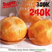 Jual PROMO SUPER MEGA SALE Ibloom Boule Squishy (Roti Bulat Jumbo Original) Murah