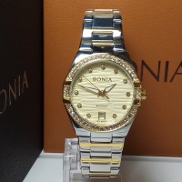 Jam Tangan Wanita Bonia BNR107-2127S Rosso Silver Gold Stainless Steel