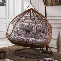 Kursi Gantung Ayunan Rotan Hanging Double Murah