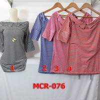 Jual MCR 076 - GROSIR BAJU MODEL SABRINA TERMURAH - MINIMAL 6 PCS MIX Murah
