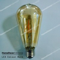Bohlam Lampu Retro Industrial Edison Bulb LED Hemat Energi - Teardrop
