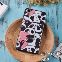 Jual OP4433 FOR OPPO F1S A59 SOFT CASE CUTE PANDA LOVE SILIKON CA KODE Bi Murah