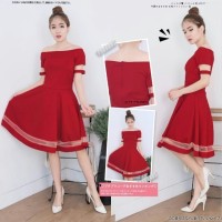 Jual OP3936 BEST SELLER GAUN PESTA MIDI DRESS 579 D091 KODE Bimb4413 Murah