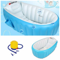 Jual maiinan anak kreatif Paket Intime Baby Bath Tub Blue + Pompa Bestway 5 Murah