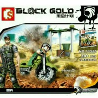 Jual Lego Minifigure Sembo Gold Eagle Commandos 11575 Murah
