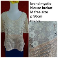 Jual blouse brokat import Murah