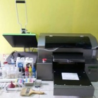 Printer DTG A3 B-JET SUPER + mesin press 250watt + bonus kaos oblong