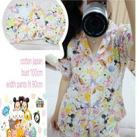 Jual Pink Baby Tsumtsum Pajamas fit to L+ Murah