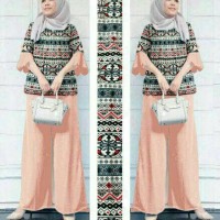 Jual set aima peach stelab wanita baju setelan cwe Murah