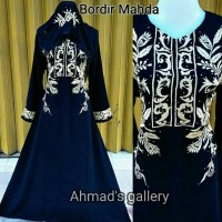 Jual Abaya bordir Mahda Murah