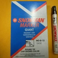 Jual Spidol permanent snowman g-12 Murah