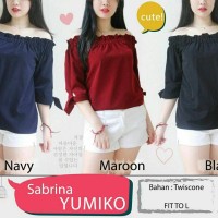 Jual Sabrina Yumiko . Size L Murah
