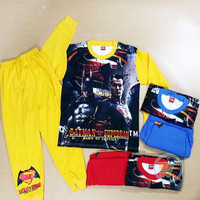 Jual PIYAMA ANAK BATMAN VS SUPERMAN BAJU TIDUR COWO PAJAMAS KIDS BOY HADIAH Murah