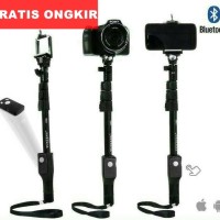 Jual Tongsis Monopod Dengan Tombol Bluetooth Untuk HP DSLR GoPro Murah