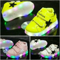 Jual SEPATU ANAK LED BOOT STAR FASHION 21-25 KL38 MURAH Murah