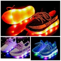 Jual SEPATU ANAK IMPORT LED SPORT 31-35 KL28 MURAH Murah