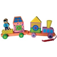 Jual Mainan Edukasi Anak - Kereta Api Kayu Telolet Edukatif Diskon1 Murah