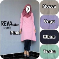 Baju Atasan Dress Batik Pakaian Wanita Baru REVA TUNIC WAFFLE