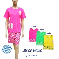 LETS GO SAILING Baju Tidur/Piyama Wanita Setelan Murah Anne Claire