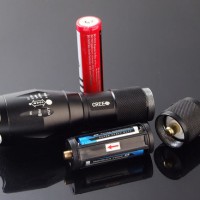 Jual Senter LED Cree Laser Terang E17 XM-L T6 2000 Lumens 18650 / 3 x AAA-1 Murah