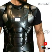 Kaos Full Print Umakuka Silver Iron Suit