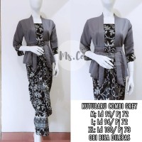 Setelan Kebaya Kutu Baru Combi Gery