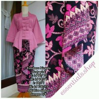 Setelan Kebaya Floy Kutu Baru Nirmala Dusty Pink