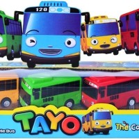 MOBIL TAYO ISI 4PCS PULL BACK - MOBIL LITTLE BUS TAYO