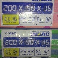 Kasur Busa INOAC Size 200 x 90 x 15cm Single Harga Ekonomis