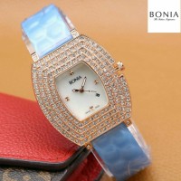 Jual JAM TANGAN WANITA BONIA 043 LIGHT BLUE ROSEGOLD MURAH Murah